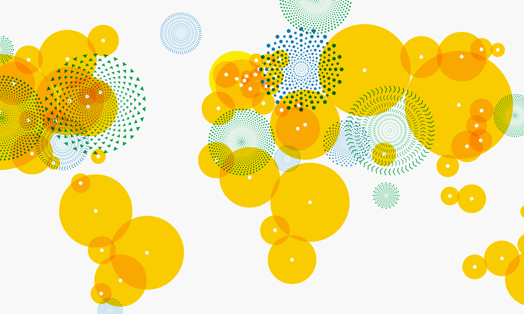 Google recruitment campaign artwork, global reach